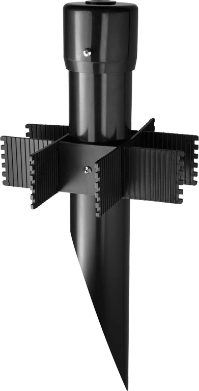 MP19B Mounting Post, 3-1/4 in Dia x 19 in H, PVC