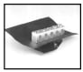 NEU102 Midwest GE 2-Pole Insulated Neutral Kit, For Use With 100 A Transfer Switch, (5) 12 to 1/0 AWG Cu/Al, 5-Ports, 120/240 V AC