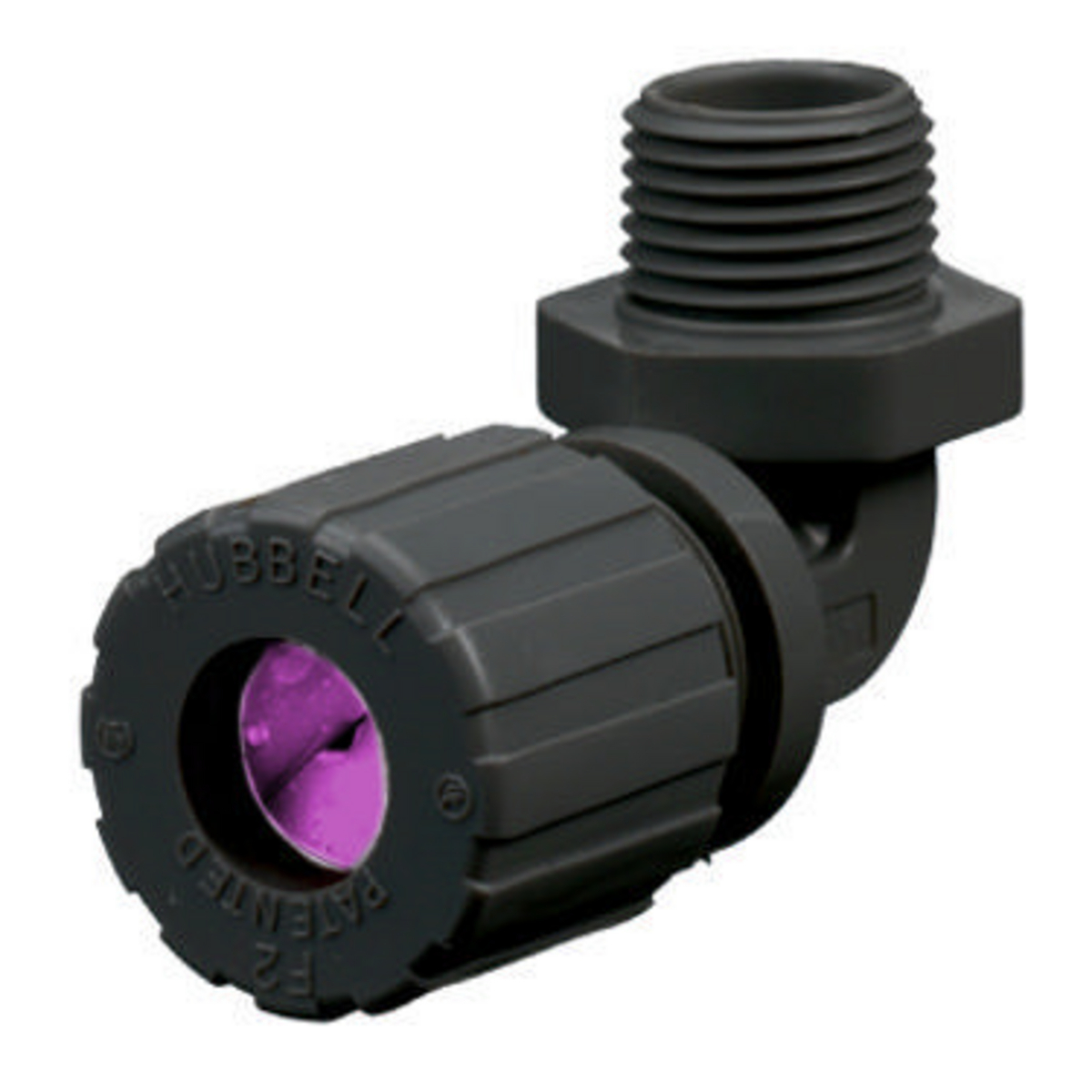NHC2042CR 90 deg Form 4 Standard Duty Cord Connector, 3/4 in NPT Trade, 1 Conductors, 0.75 to 0.88 in Cable Openings, Nylon, Smooth