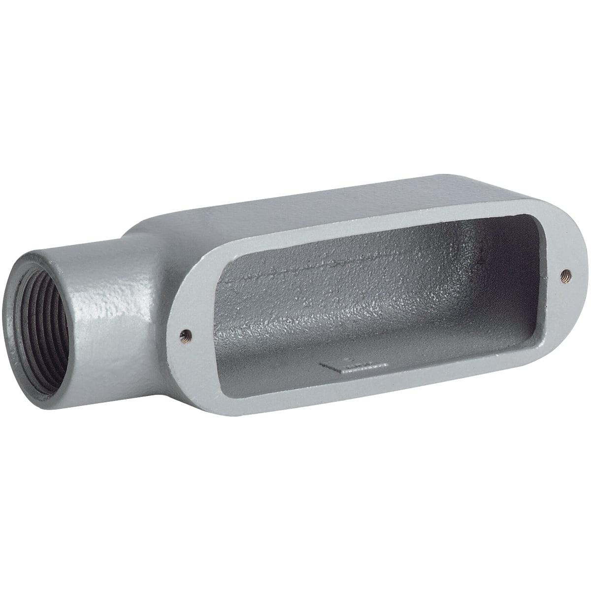 OE-2 O Series Type E Conduit Body, 3/4 in Hub, 7 cu-in Capacity, Copper Free Aluminum, Electrostatic Powder Coated