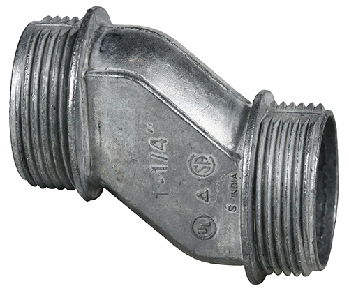 ON150 Offset Nipple, 1-1/2 in, Die Cast Zinc Alloy