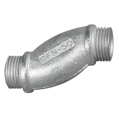 ON-50 Offset Type ON Conduit Nipple, 1/2 in, For Use With IMC/Rigid Conduit Fittings, Malleable Iron, Zinc Electroplated