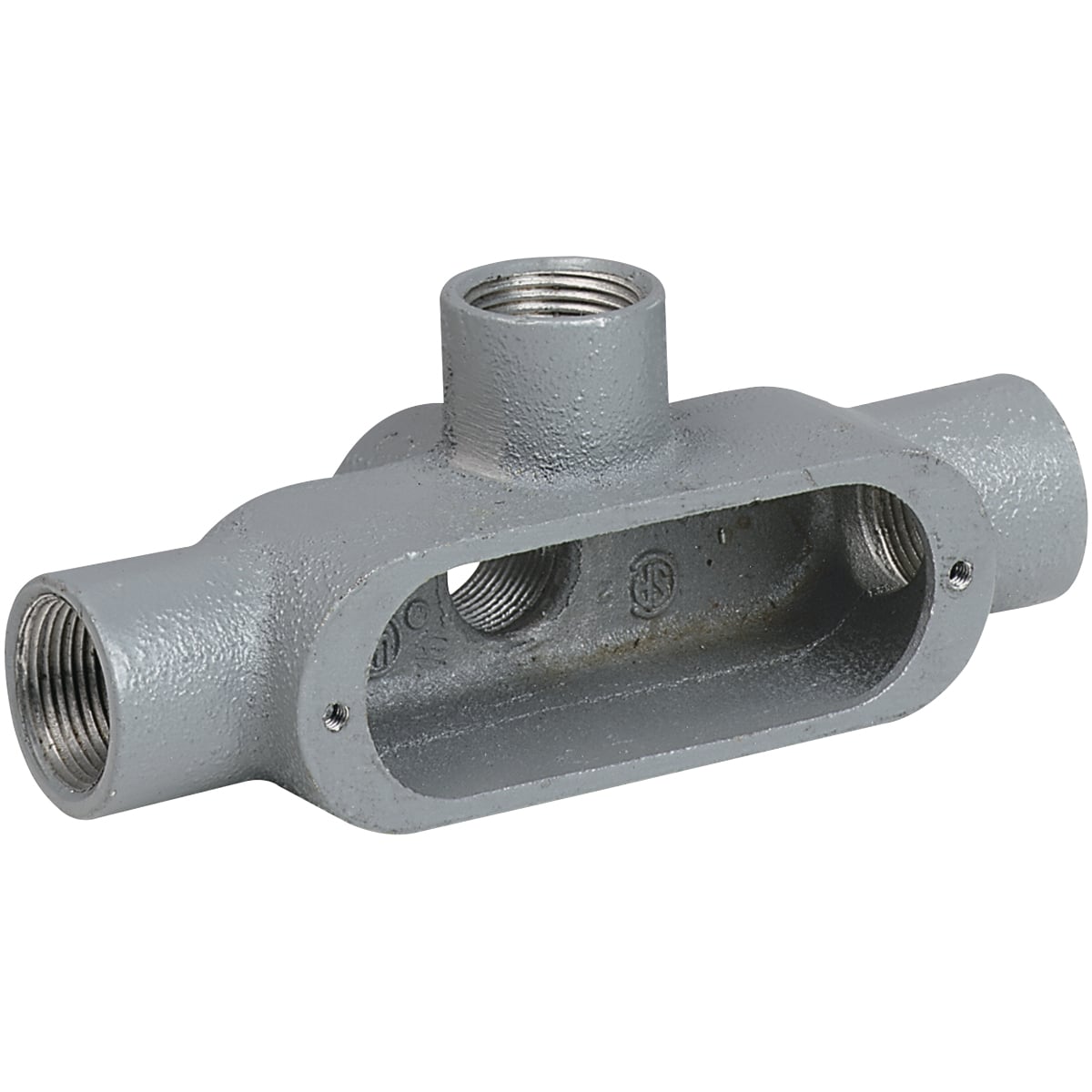 OTA-2 O Series Type TA Conduit Body, 3/4 in Hub, 7 cu-in Capacity, Aluminum, Powder Coated