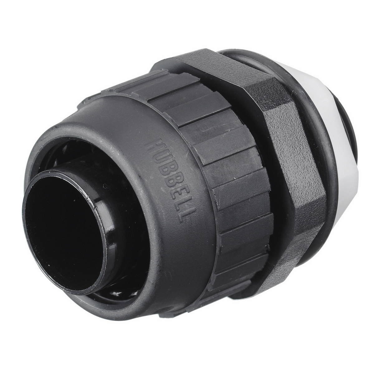 P075NBKA Non-Metallic Straight Male Standard Liquidtight Connector, 3/4 in Trade, Nylon, Smooth