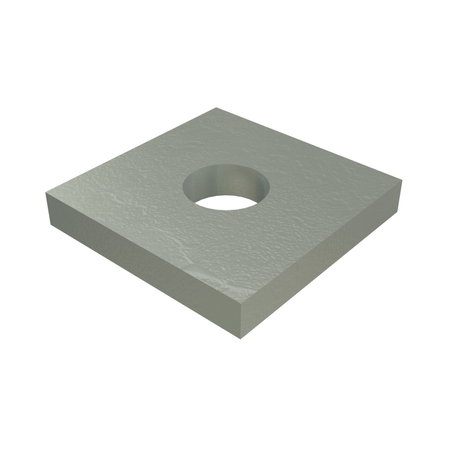 P1063-HG Channel Flat Plate Fitting, 1 Holes, 1-5/8 in W x 1/4 in THK, HRPO Steel