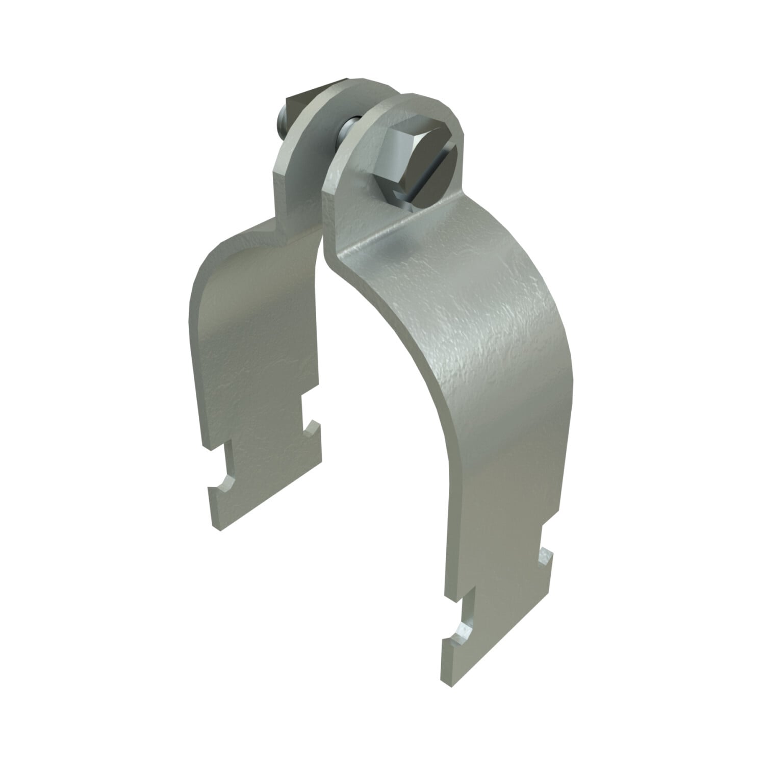 P1113-HG P1100 2-Piece Pipe Clamp, 1 in Conduit, 600 lb Load, 1.315 in OD, Steel