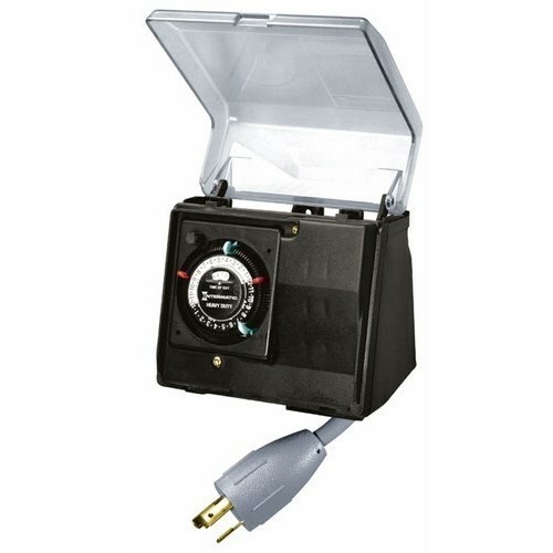 P1131 P1100 Portable Timer, 24 hr Setting, 120 V AC, 1 hp, 1NO 1 Form A SPST Contact, 1 Poles