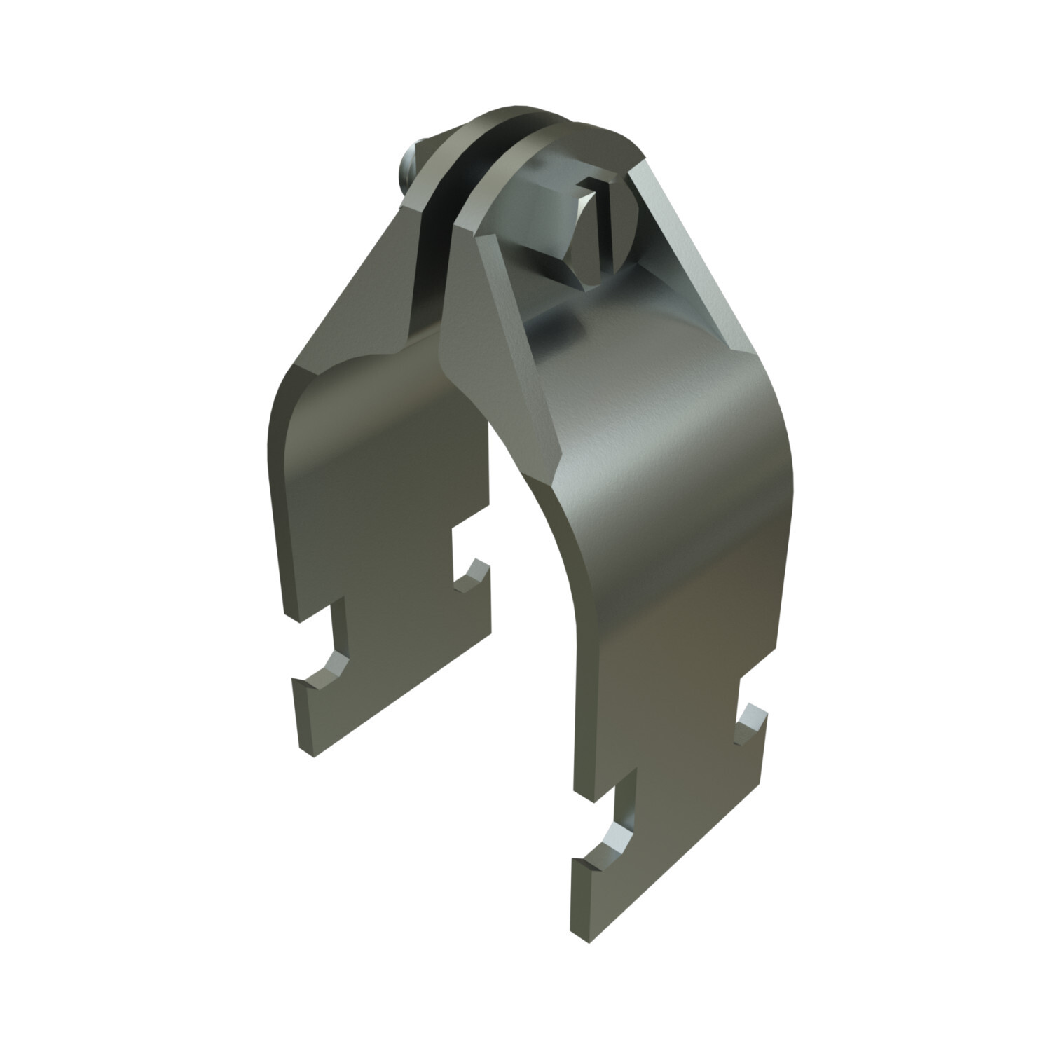 P1214-EG 2-Piece Universal Pipe Clamp, 1-1/4 in Conduit, 600 lb Load, 1.51 in OD, Steel