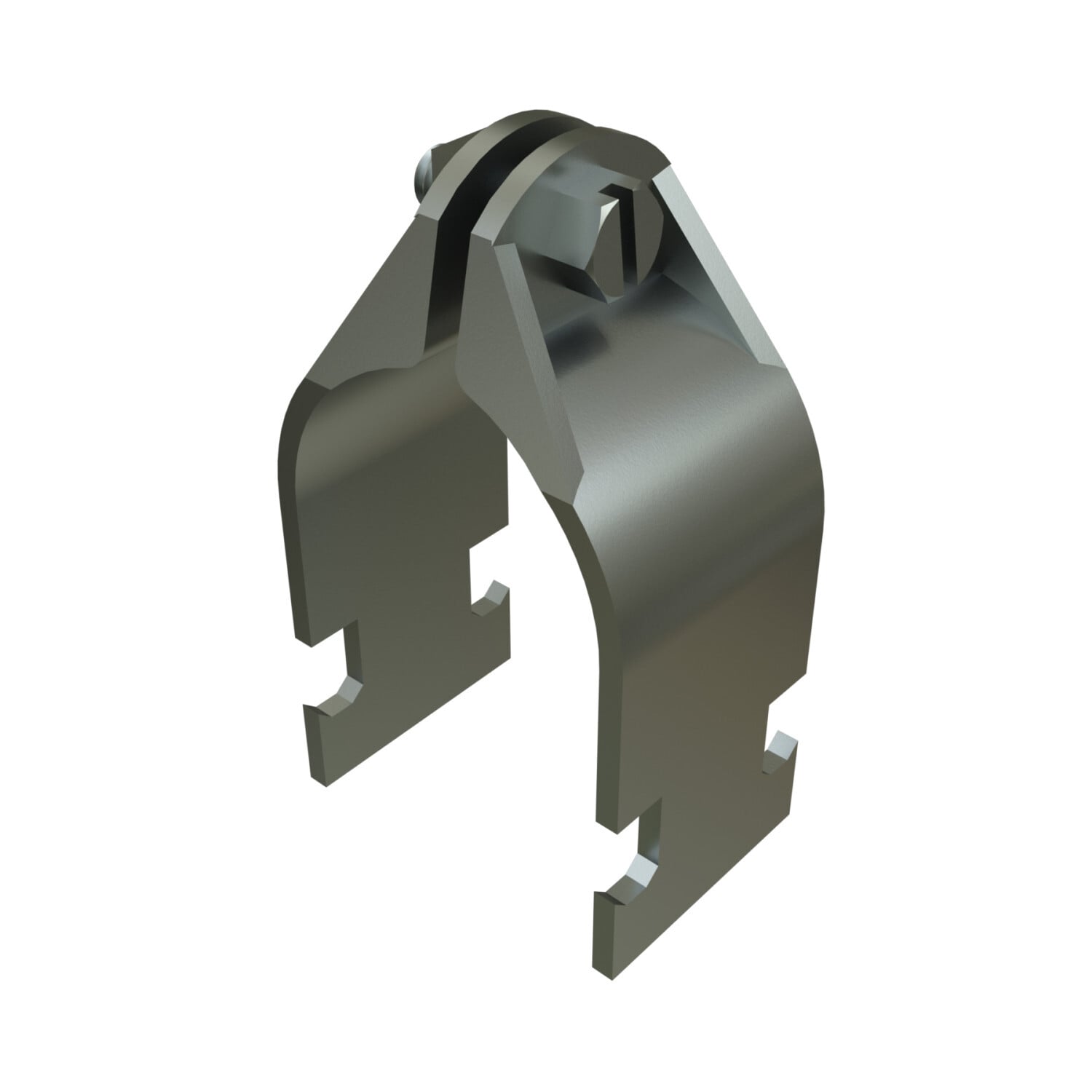 P1217-EG 2-Piece Universal Pipe Clamp, 2 in Conduit, 600 lb Load, 2.197 in OD, Steel