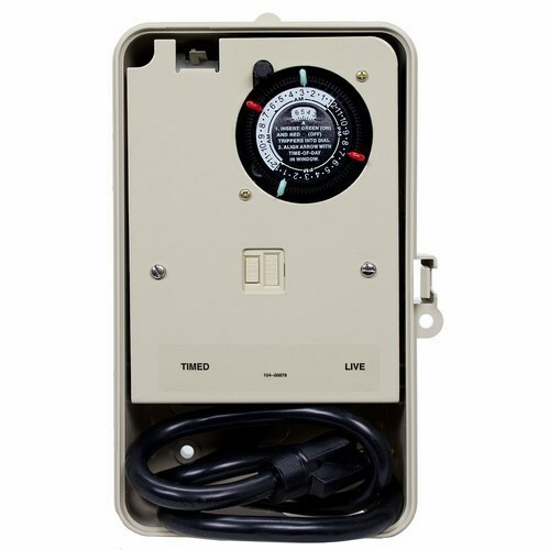 P1261P P1200 2-Circuit Portable Timer, 24 hr Setting, 120 V AC, 1 hp, 1NO 1 Form A SPST Contact, 1 Poles