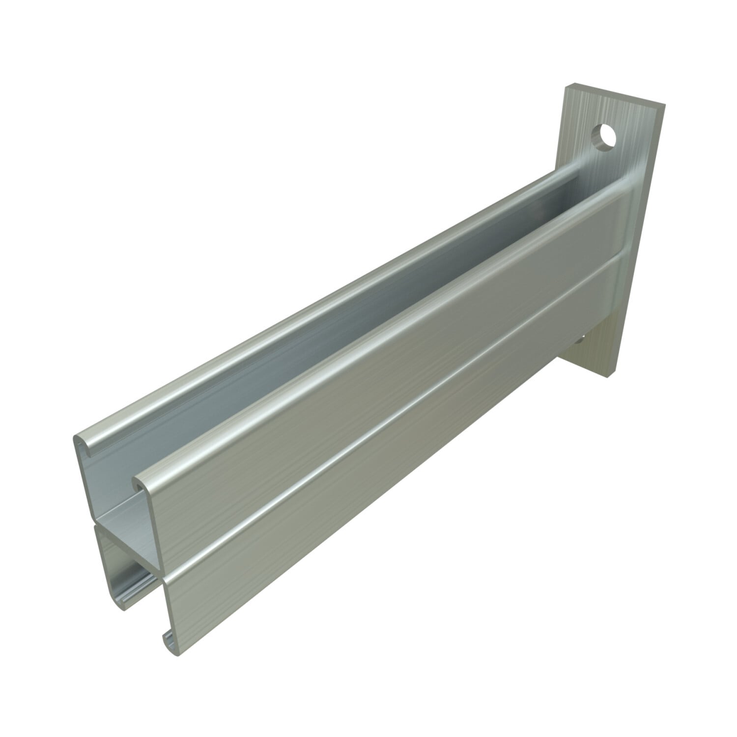P2543-HG P2543 Channel Bracket, 18 in L x 1-5/8 in W x 1/4 in THK, HRPO Steel