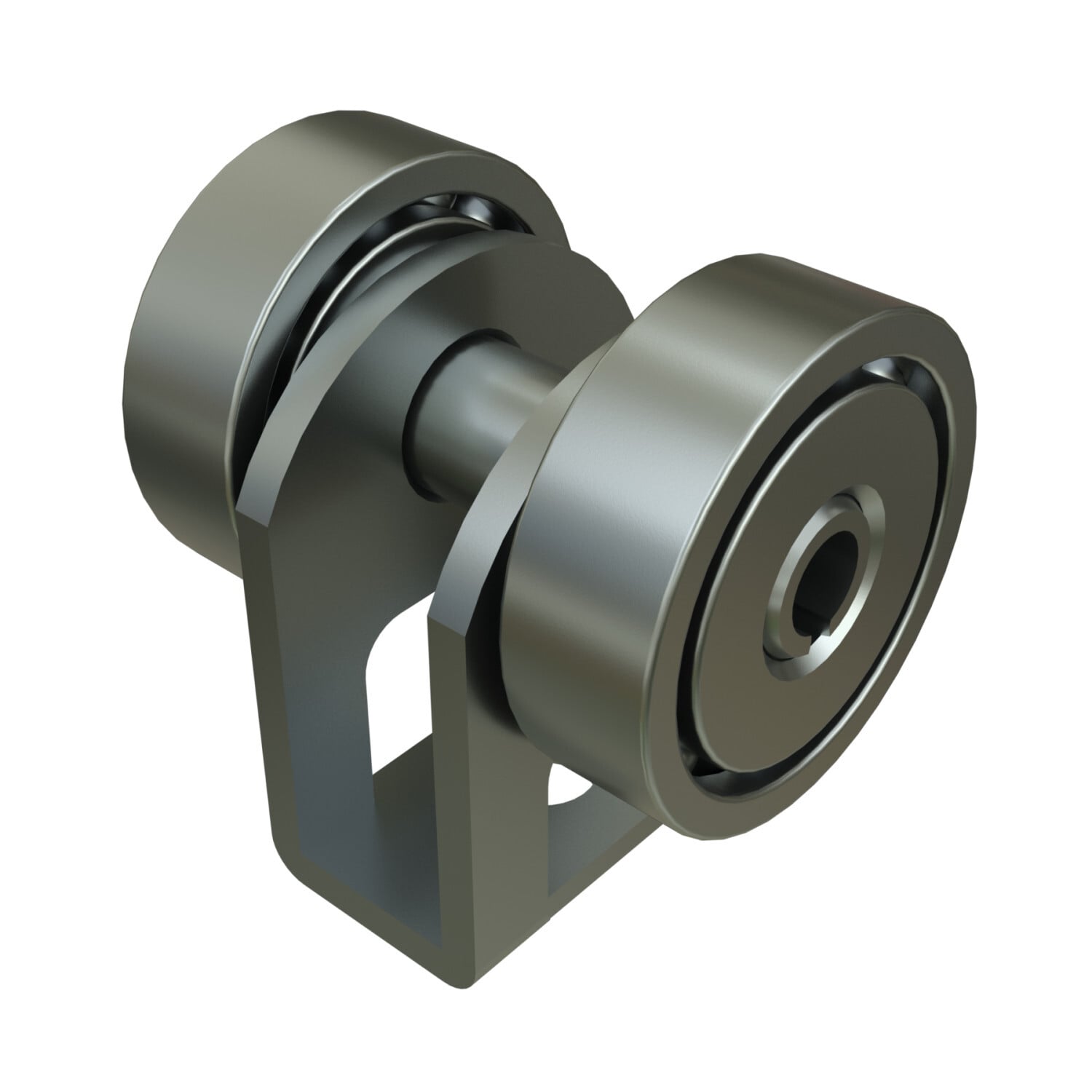 P2749-EG Light Duty Strut Trolley, 1-1/4 in L x 1-21/32 in H, 2 Wheels, For Use With P1000, P1001, P5000, P5001, P5500 and P5501 Series 1-5/8 in Taller Channel, Steel