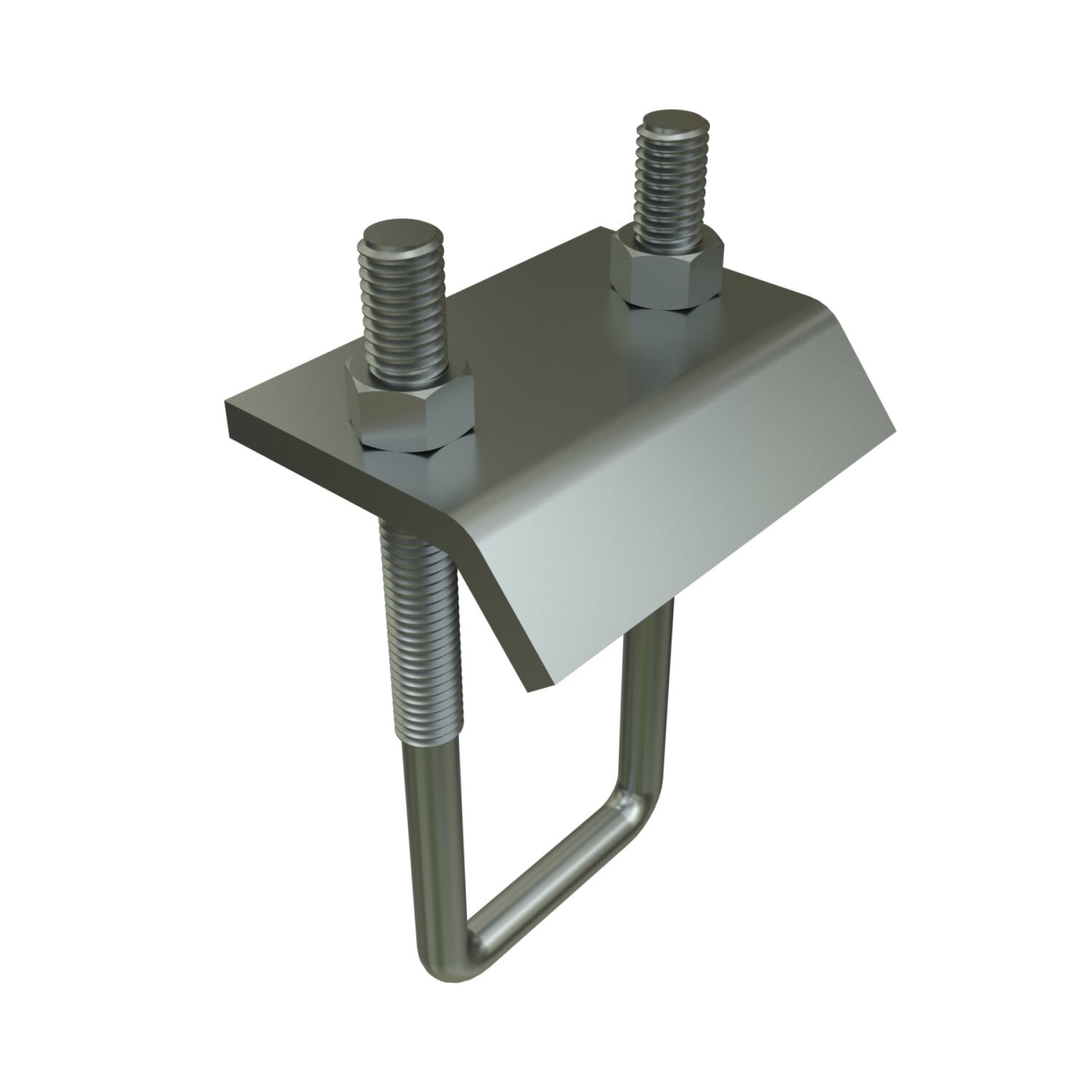 P2786-EG Beam Clamp, 3 in W x 1/4 in THK Flange, 1000 lb Load, 33 Stainless Steel