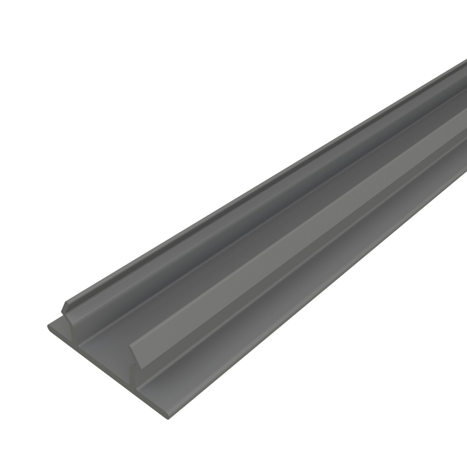 P3184P-10GY Closure Strip, 10 ft L x 1-5/8 in W, For Use With 1-5/8 in Strut Channel, Noryl Plastic