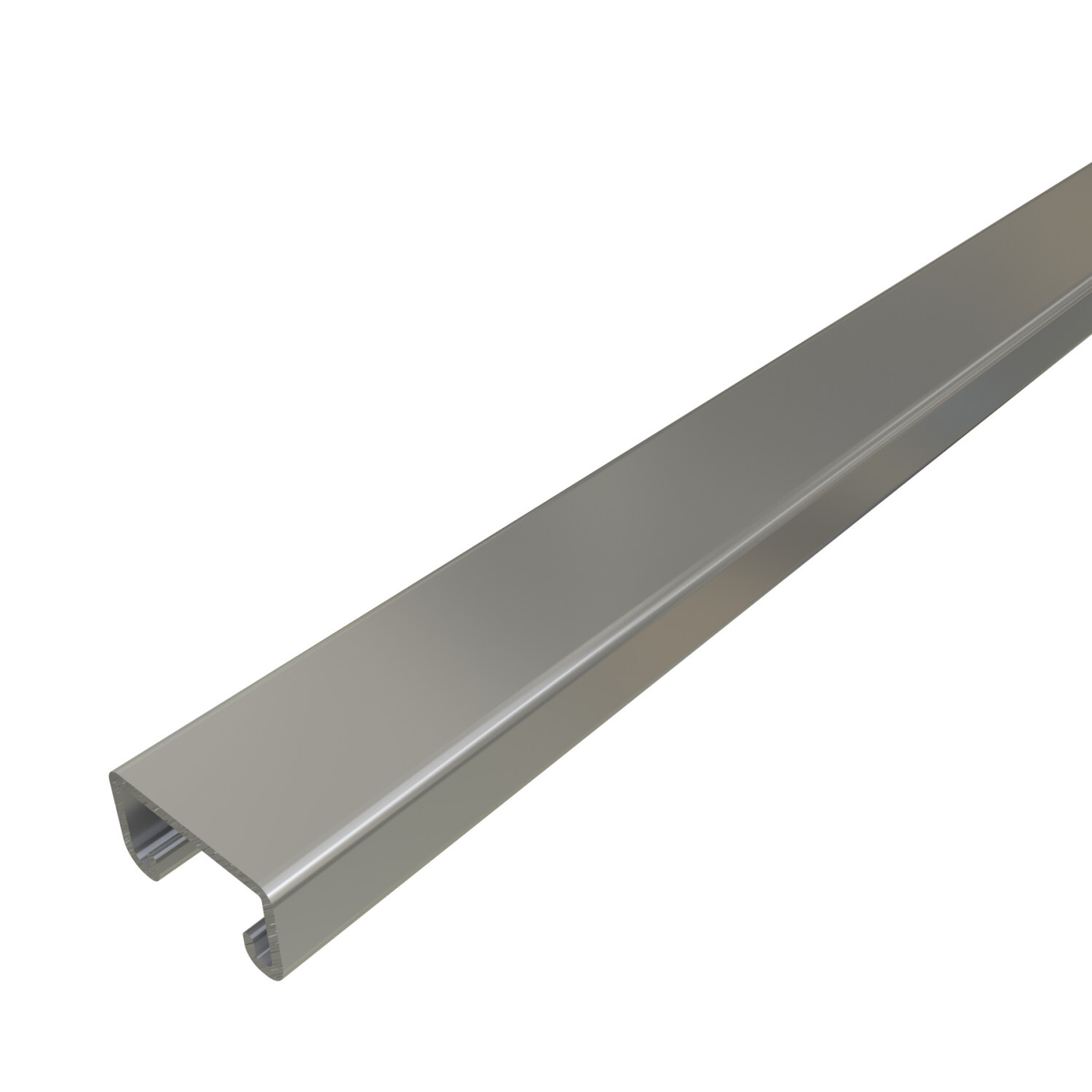 P3300-20PG Solid Strut Channel, 20 ft x 1-5/8 inch x 7/8 inch, Pre-galvanized Steel, 12 Gauge