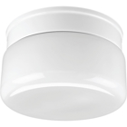 White Glass 2-60W MED FITTER CTC WH