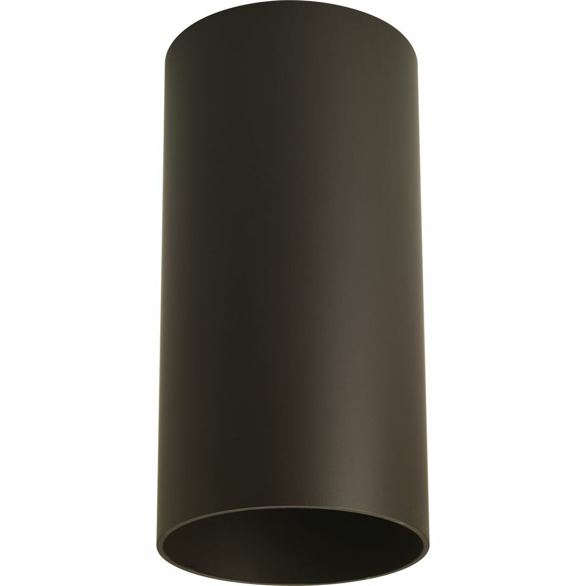 P5741-20 Modern/Transitional Outdoor Flush Mount Fixture, (1) A19/PAR38 Lamp, 120 V AC, Antique Bronze/Powder Coated/Painted Housing