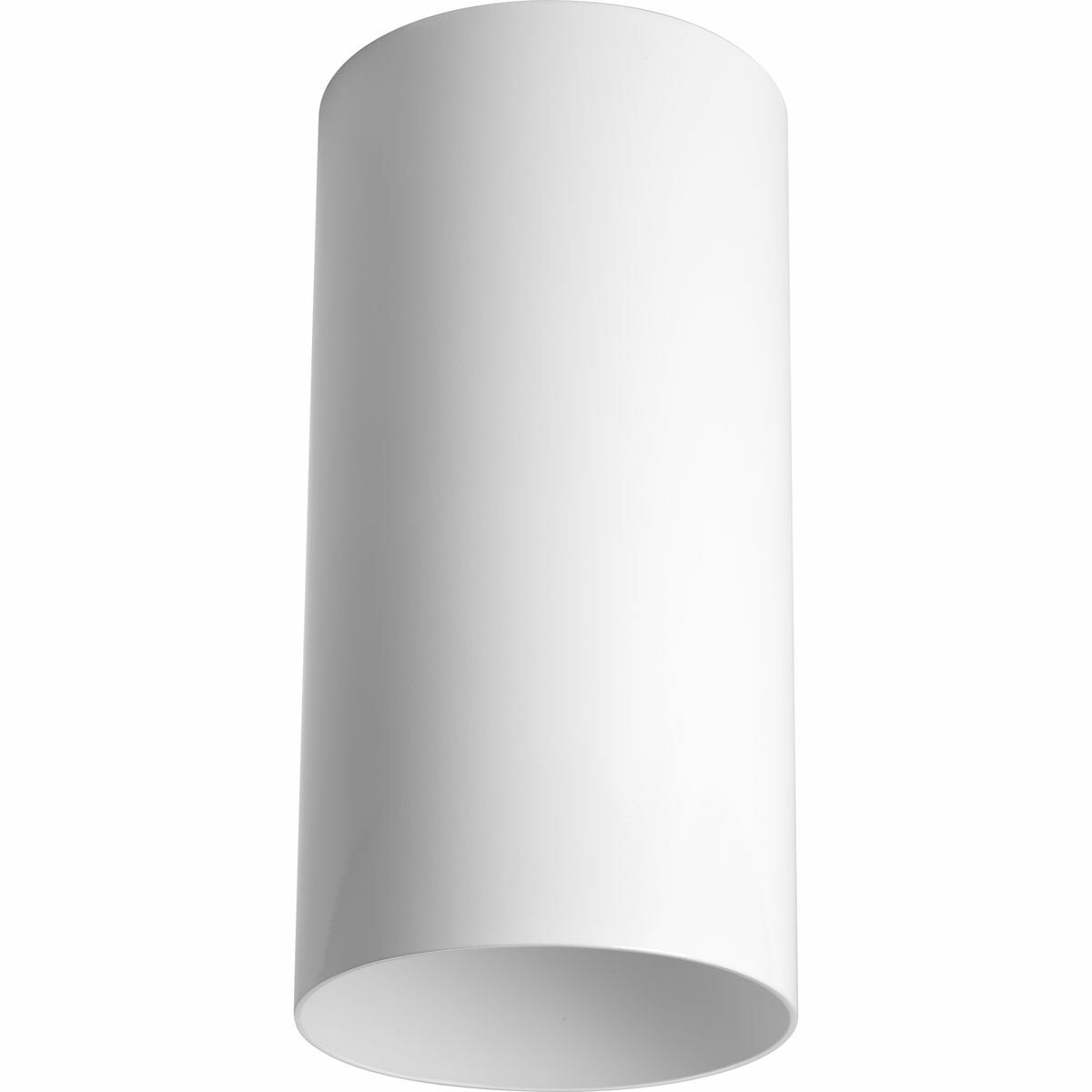 P5741-30 Contemporary/Modern Outdoor Flush Mount Fixture, (1) A19/PAR38 Lamp, 120 V AC, Powder Coated/Painted Housing