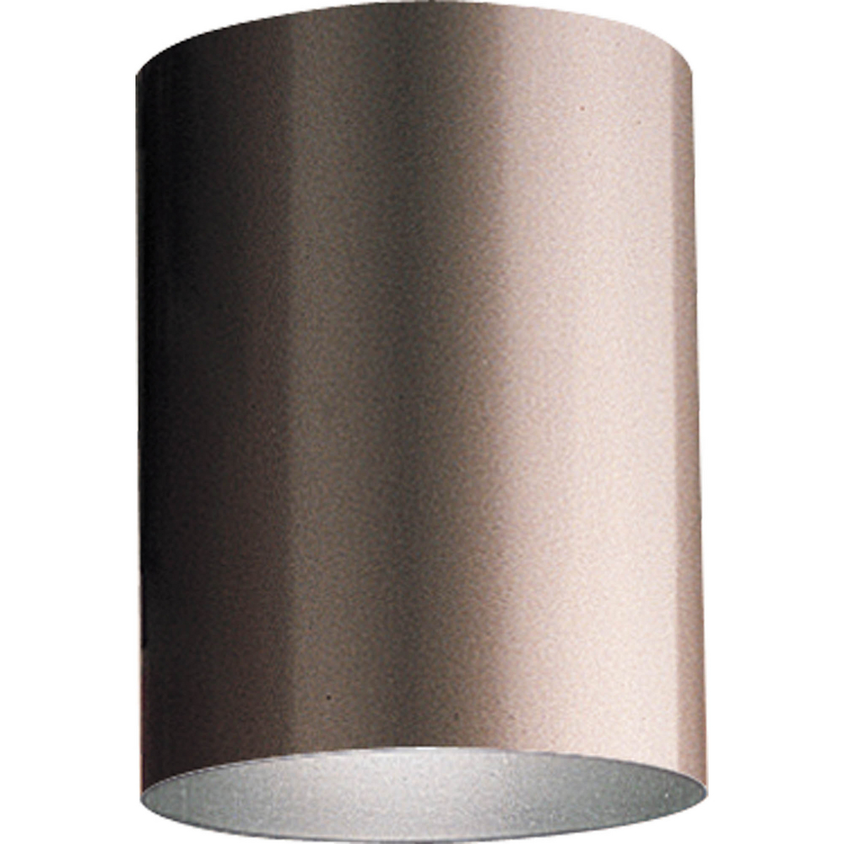 P5774-20 Contemporary/Modern/Transitional Flush Mount Cylinder, (1) A19 Lamp, 120 V AC, Antique Bronze/Powder Coated/Painted Housing