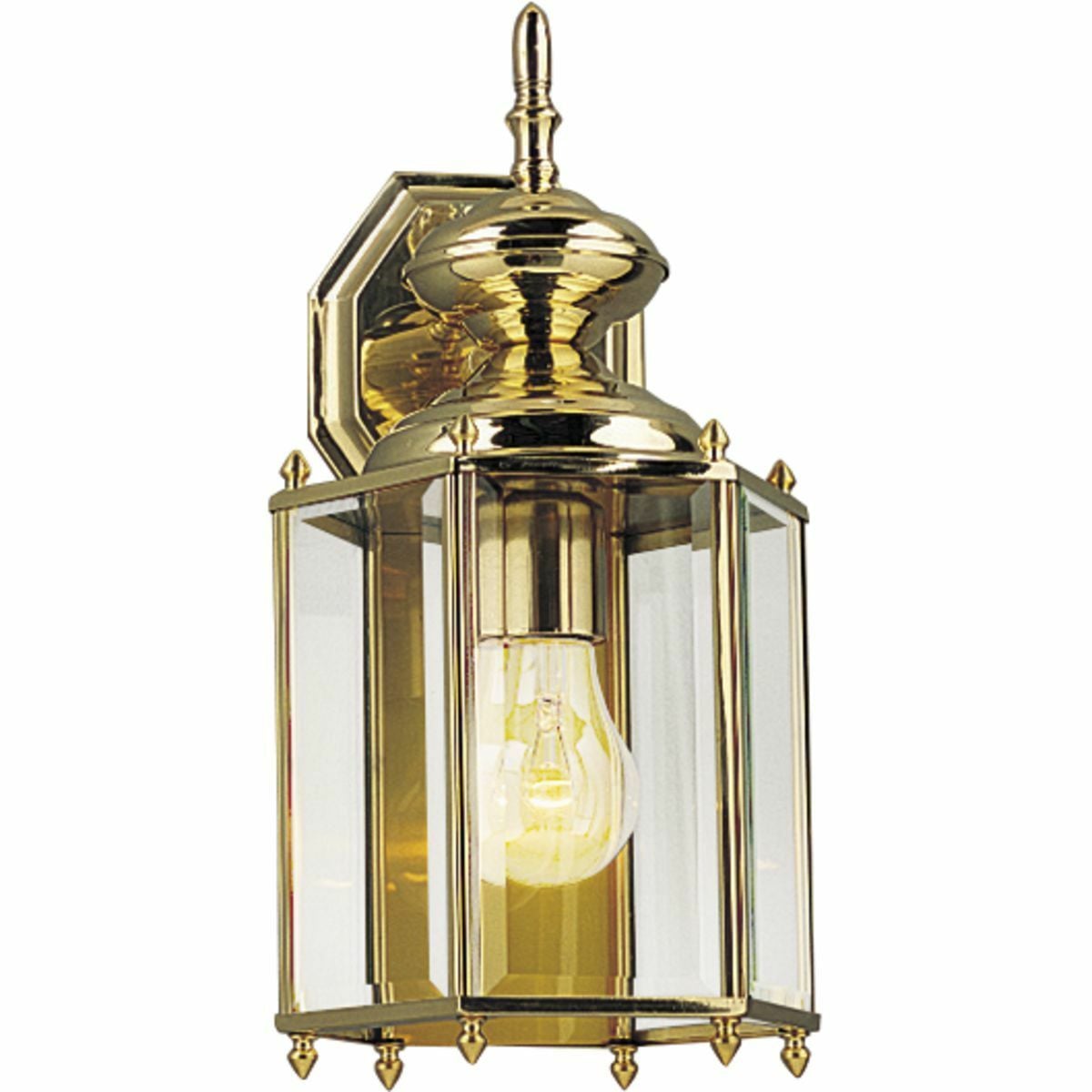 P5832-10 Classic/New Traditional Wall Lantern, 100 W, E26 Incandescent Lamp, Hexagon Shape