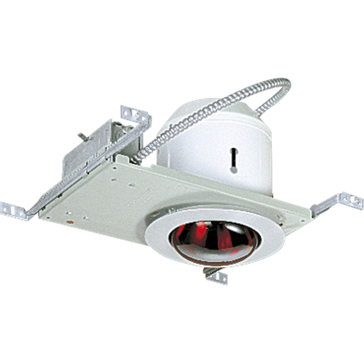 P6952-16TG Heater Light Housing, R40 Lamp, 120 V AC, 6-7/8 in Ceiling Opening, Steel Housing