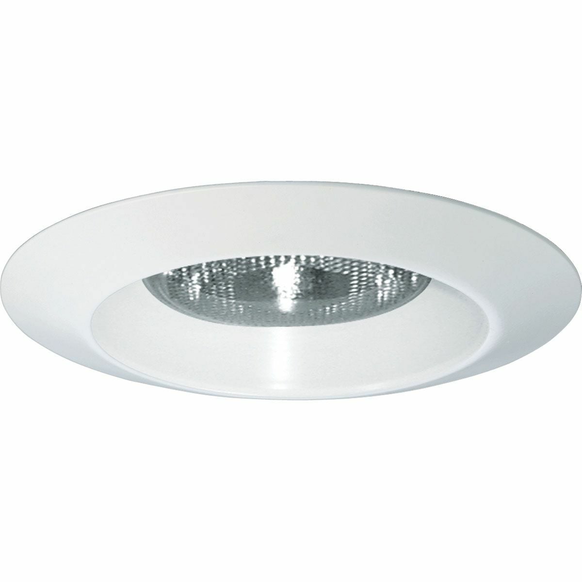 P8074WL-28 Freedom Recessed Trim, 4-3/8 in ID x 8-3/4 in OD, Incandescent Lamp, For Use With P87-AT, P87-ATQC, P187-TG, P821-FB, FBFC Housing, IC and Non-IC Shallow Fixture, Aluminum