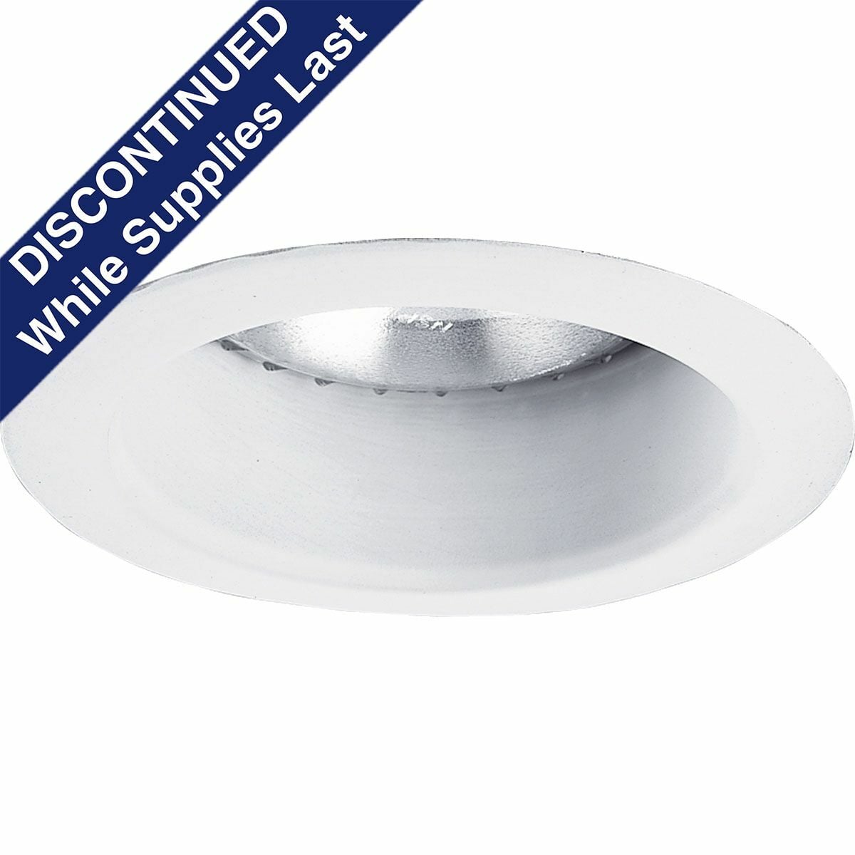 P8168-28 Recessed Trim, 4-9/16 in ID x 6-1/8 in OD, Incandescent Lamp, For Use With Shower Light, Aluminum
