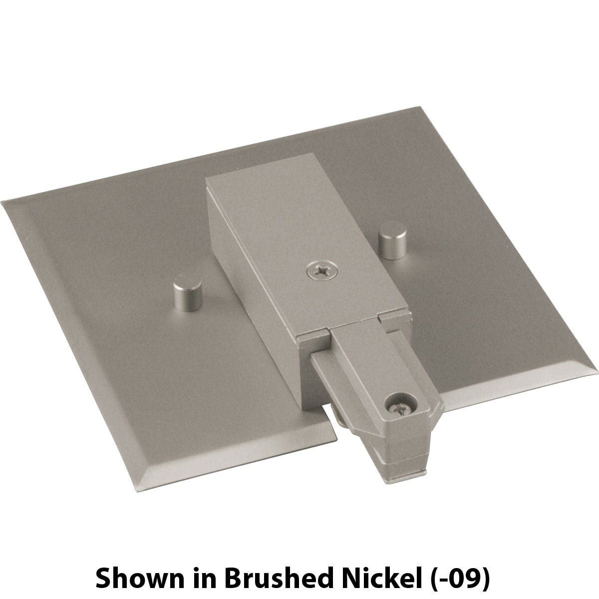 P8745-31 Alpha Trak Commodity/Utilitarian End Feed With Flush Canopy, For Use With Track System, 120 V AC Voltage, Ceiling Mount, Black