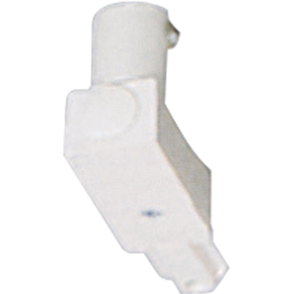 P9110-28 Alpha Trak Commodity Utilitarian Top and End Feed, 120 V AC Voltage, End of Track Mount, White