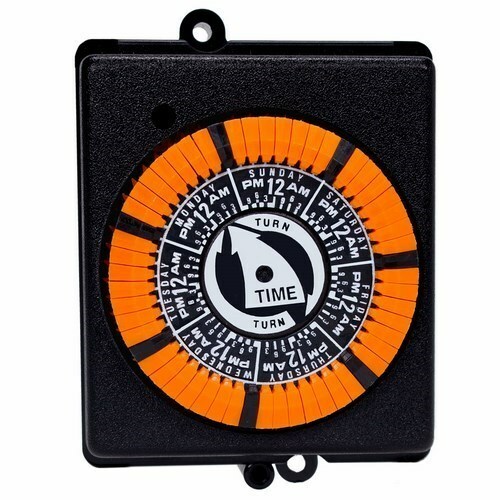 PB873MKZ PB Series Electro Mechanical Timer Switch, 7 days Setting, 120 V AC, 1 hp, 1NO 1 Form A SPST Contact, 1 Poles