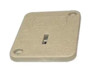 PC1212CA0017 CA Series 1-Piece Tier-8 Standard Underground Cover, 12 in L x 12 in W x 3/4 in D, For Use With Box, Polymer Concrete