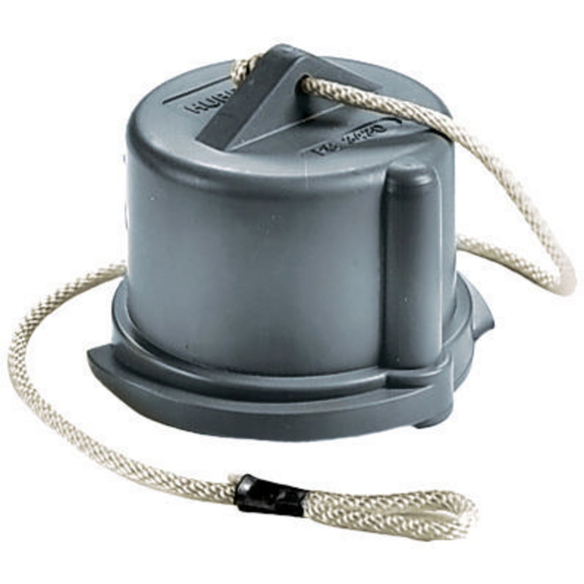PC320 Heavy Duty Industrial Grade Male Non-Metallic Standard Watertight Cord Mount Pressure Screw Terminal Replacement Closure Cap, Composite, Gray