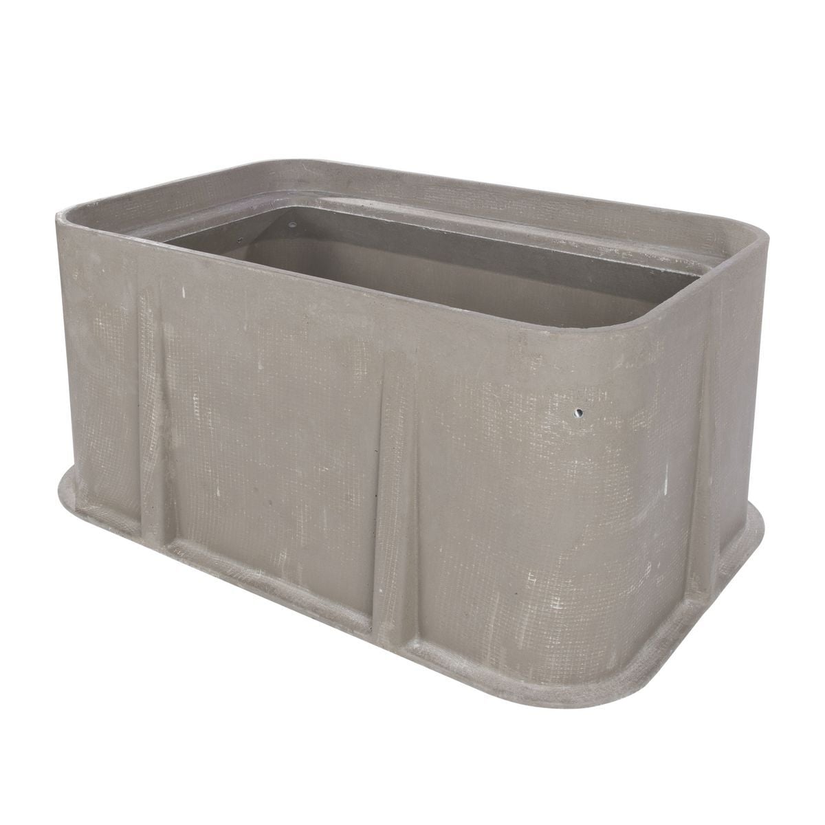 PD3048BA24 Tier-22 PD Flared Wall Style Non-Insulated Standard Open Bottom Underground Enclosure Box, 30 in L x 48 in W x 24 in H, Polymer Concrete