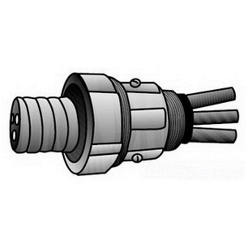 PG-121-07 Gland Clad Cable Connector, 3/4 in Trade, Malleable Iron, Zinc Plated