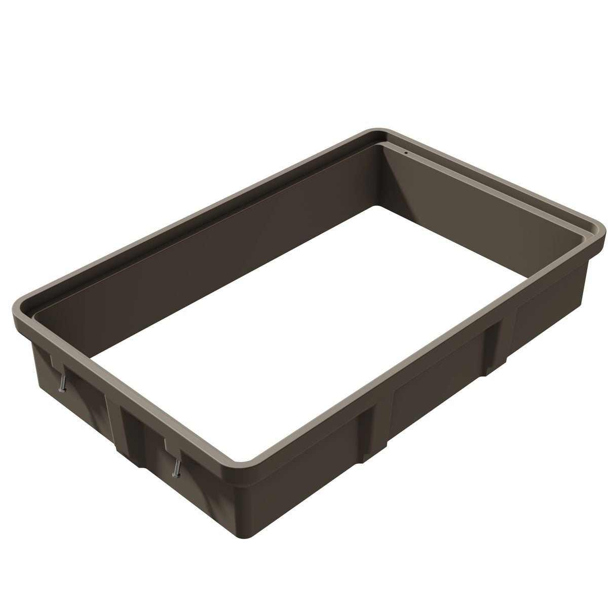 PG3660EA12 Extension Long Open Bottom PG Style Straight Wall Tier-22 Underground Enclosure Box, 60 in L x 36 in W x 12 in H, Polymer Concrete