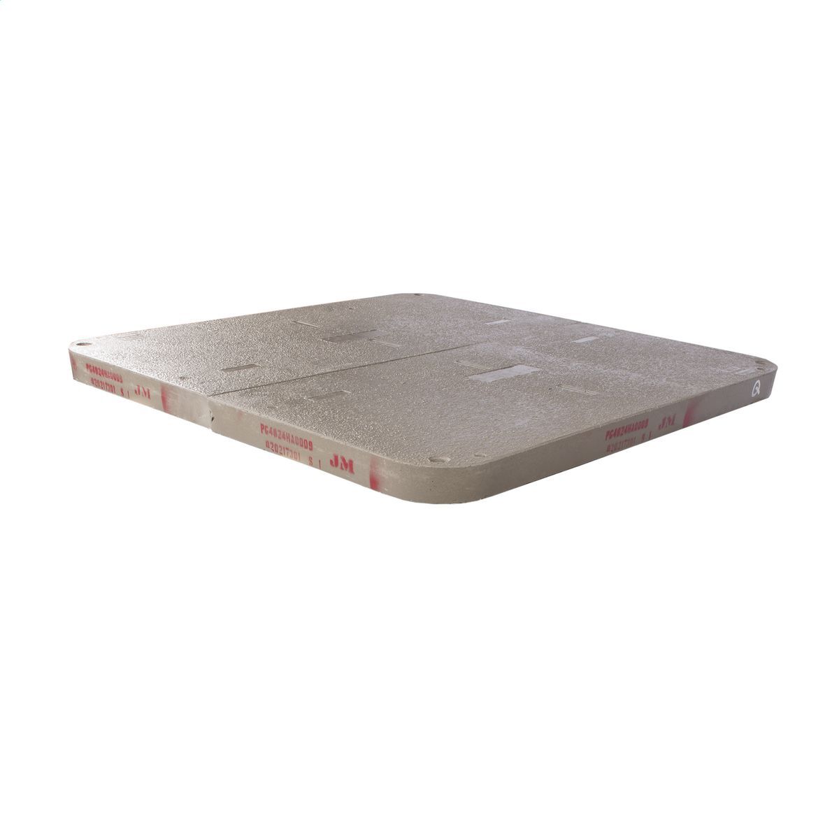 PG4848HA0009 2-Piece Tier-15 Type BD Blank Heavy Duty Enclosure Cover, 48 in L x 48 in W x 3 in D, For Use With Large Underground Box, Polymer Concrete