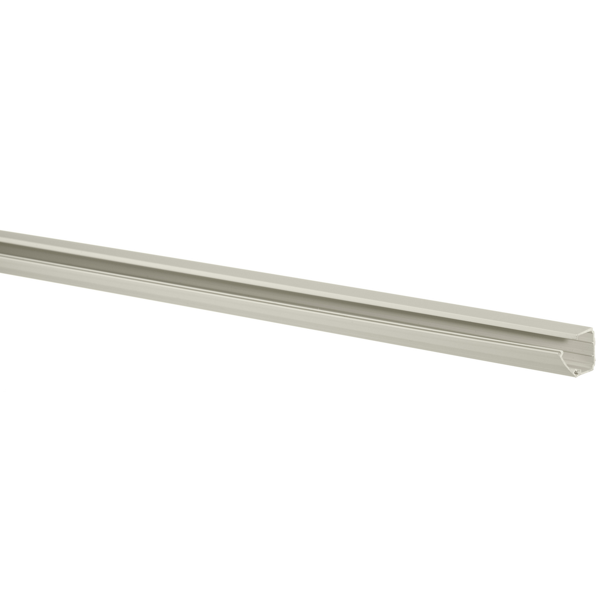 PL1ABC7 Extruded Latching Standard Non-Metallic Raceway, 7 ft L x 1.38 in W x 1.04 in H, 1 Channel, Thermoplastic