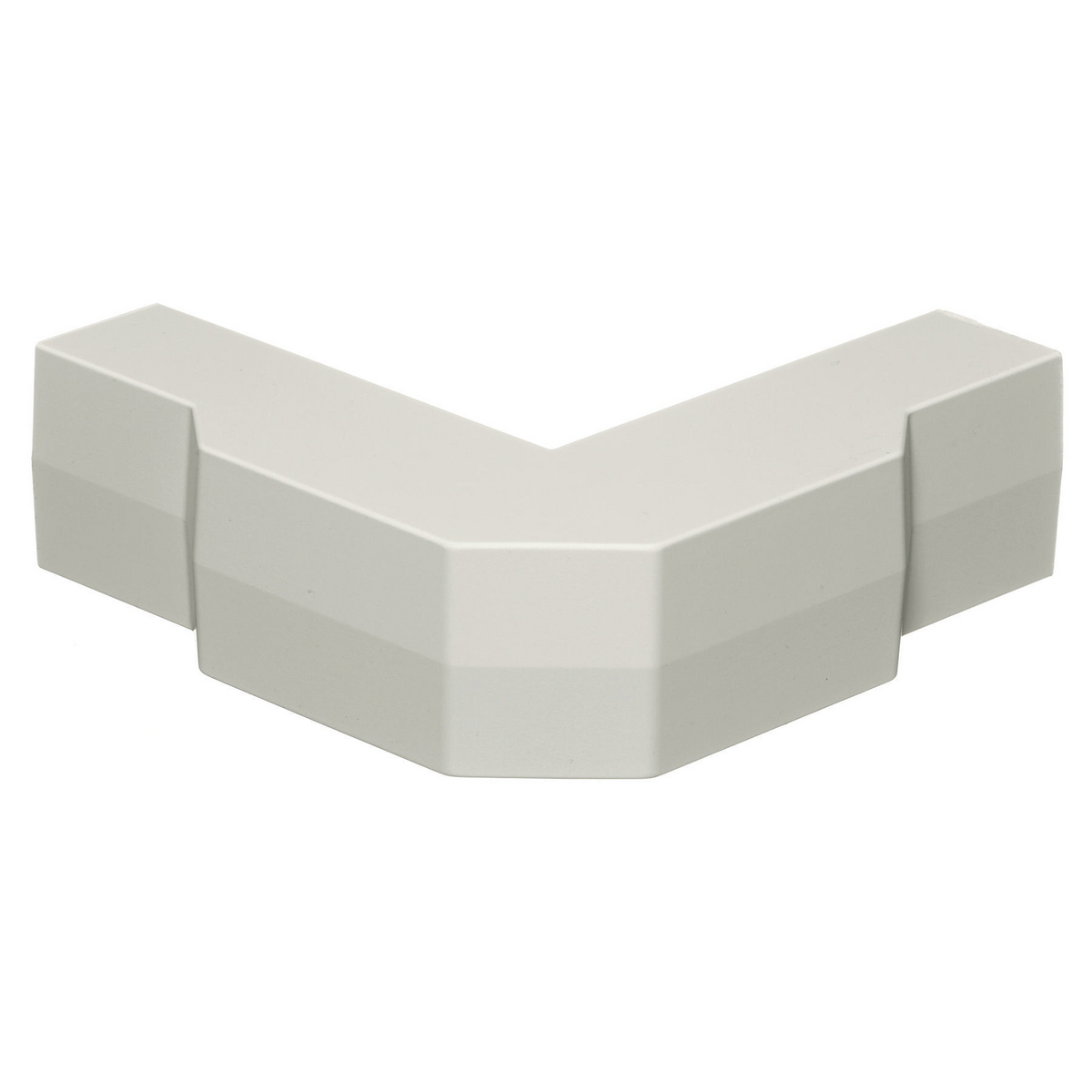 PL1EE External Extruded Latching Non-Metallic Standard Raceway Elbow, 1-1/4 in Bend Radius, 1.03 sq-in, PVC