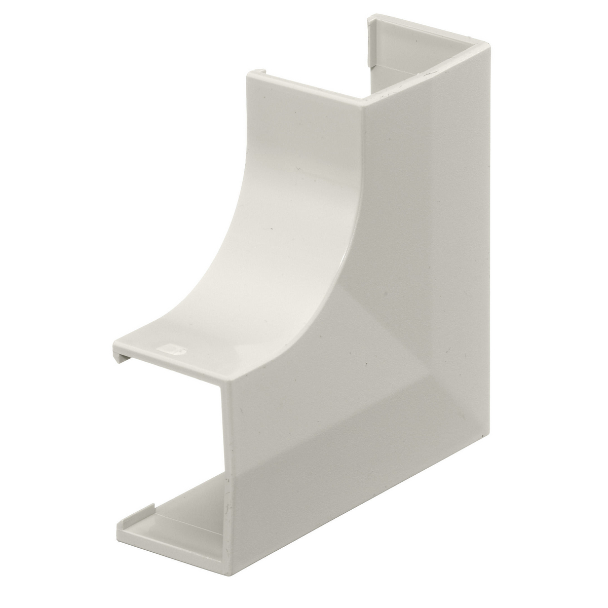 PL1FE Extruded Flat Latching Non-Metallic Standard Raceway Elbow, 1-1/4 in Bend Radius, 1.03 sq-in