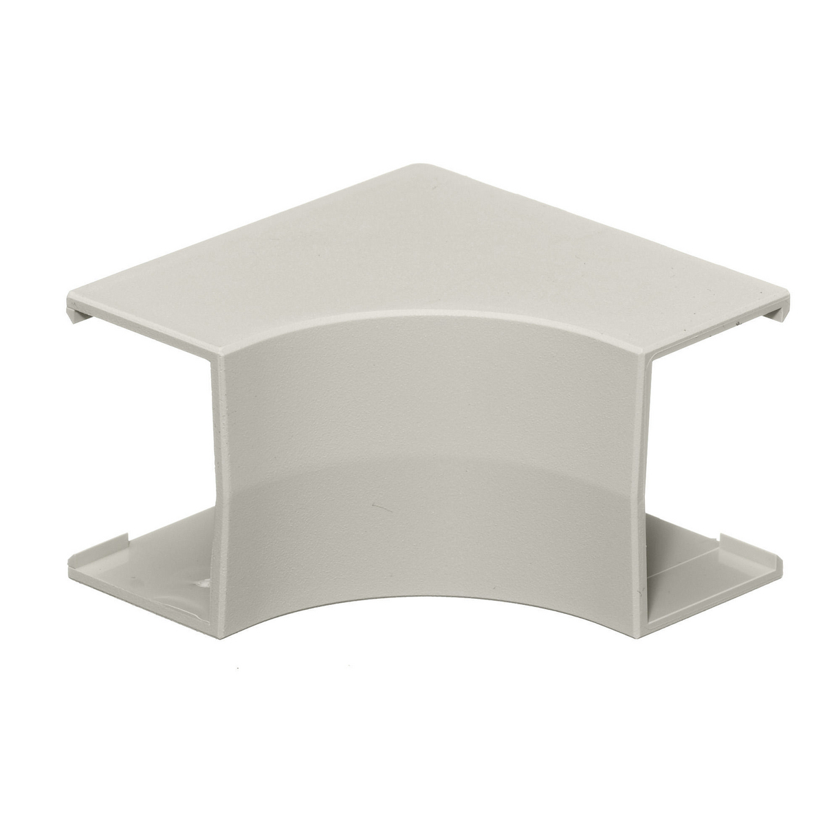 PL1IE Extruded Inside Latching Non-Metallic Standard Raceway Elbow, 1-1/4 in Bend Radius, 1.03 sq-in, PVC