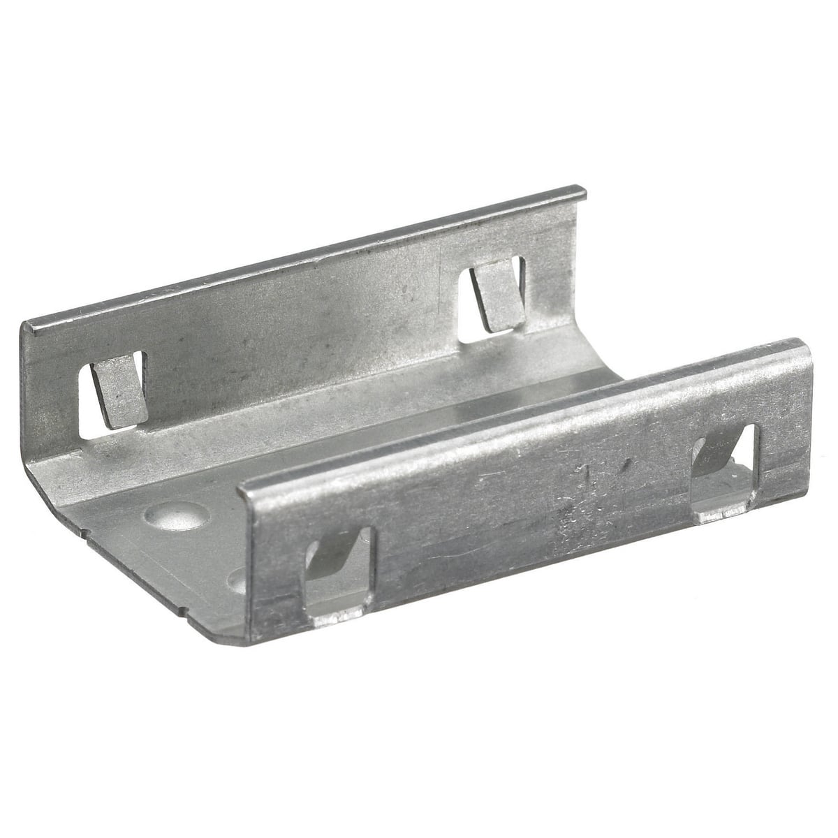 PL1MC Extruded Latching Non-Metallic Standard Mounting Clip, For Use With New Plugtrak One Piece Non-Metallic Latching Raceway, Extruded Construction, Stainless Steel, Office White