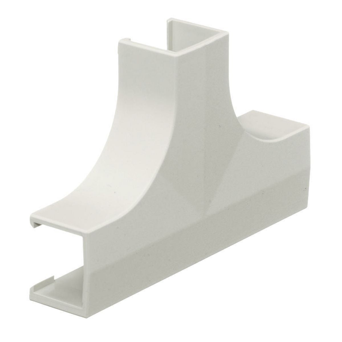 PL1TC PL1 Extruded Non-Metallic Removable Standard Tee Cover, 4-3/4 in L x 3.15 in W x 1.11 in H, PVC, Office White