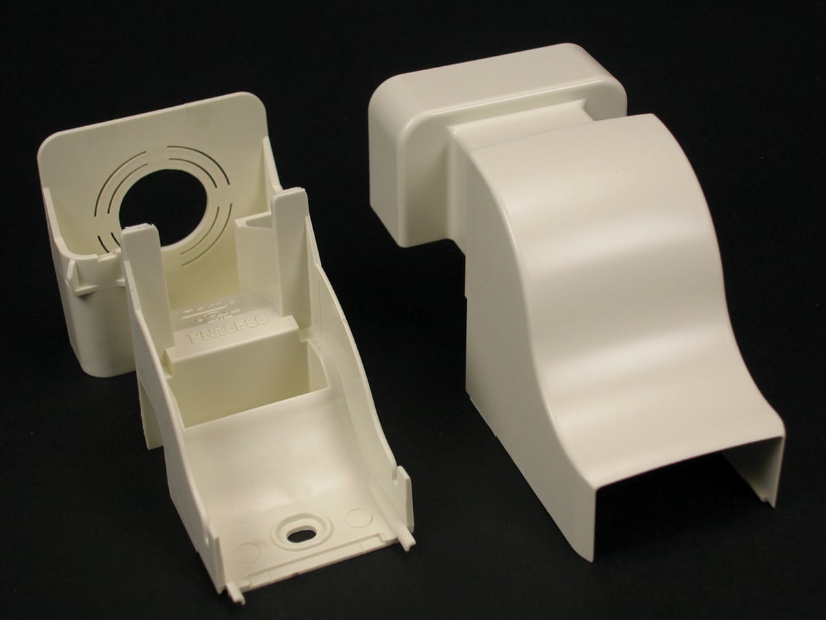 Drop Ceiling Connector Fitting; 4-3/8 Inch Length x 1-5/16 Inch Width, White