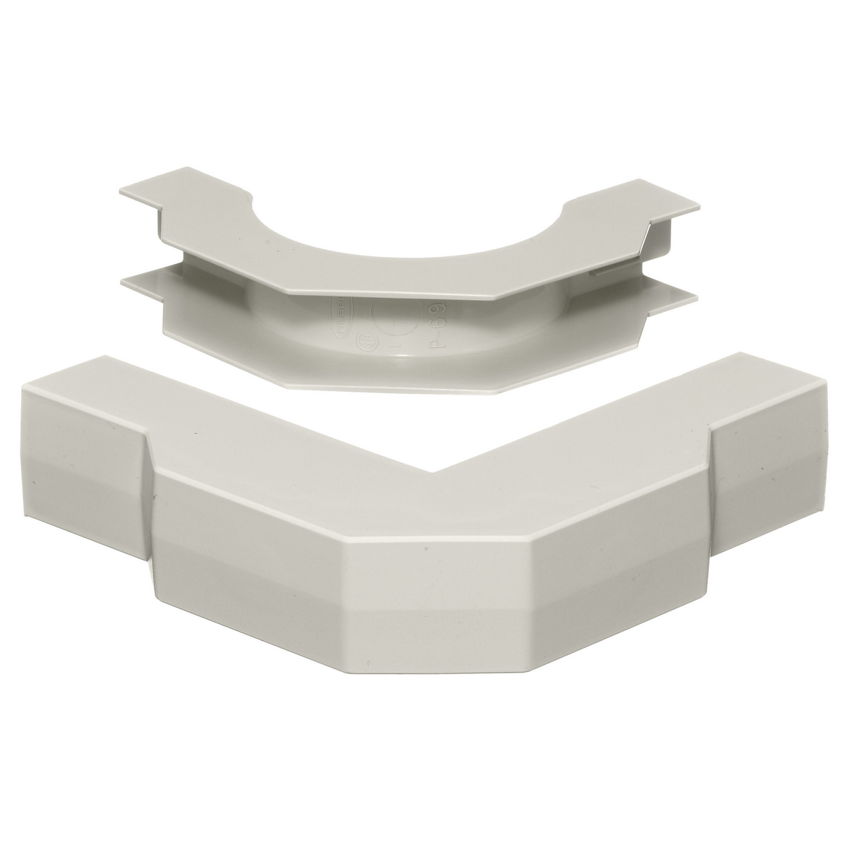 PP1EEBC External Extruded Latching Non-Metallic Standard Raceway Elbow, 1-1/4 in Bend Radius, 0.29 sq-in, PVC