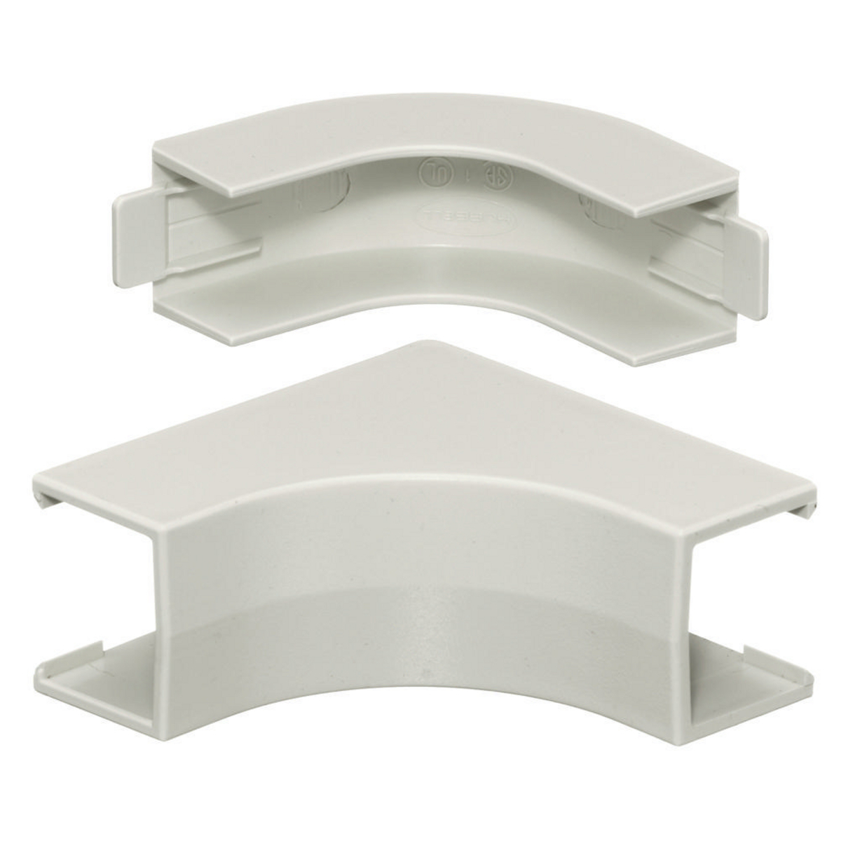 PP1IEBC External Extruded Latching Non-Metallic Standard Raceway Elbow, 1-1/4 in Bend Radius, 0.29 sq-in