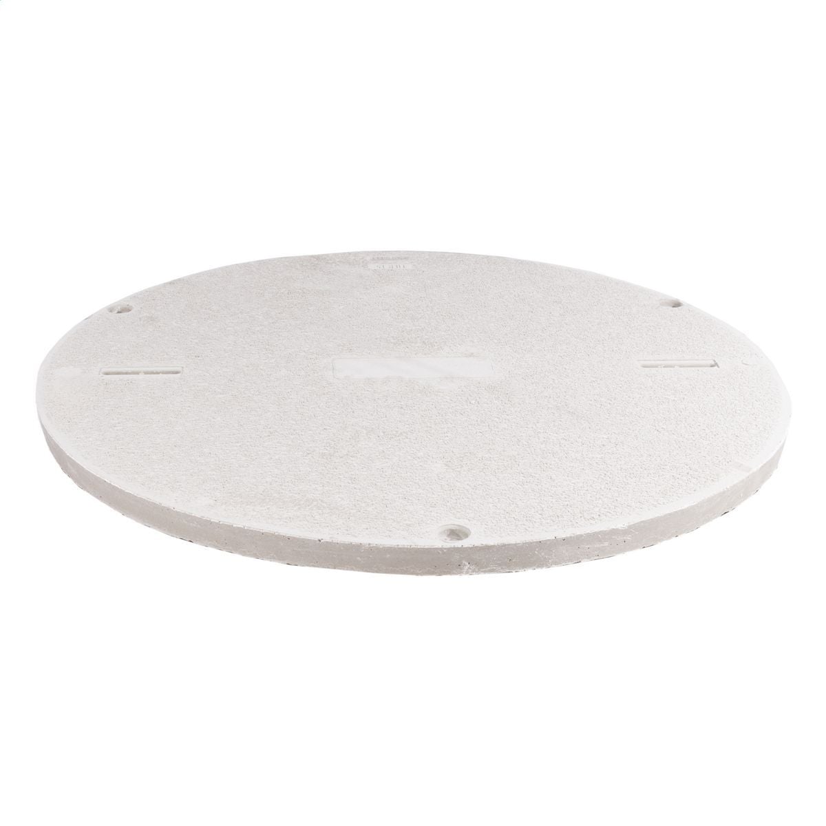 PR3900CA0009 1-Piece Tier-8 Type BD Blank Round Enclosure Cover, 39 in L x 39 in W x 1-1/2 in D, For Use With Large Underground Box, Polymer Concrete
