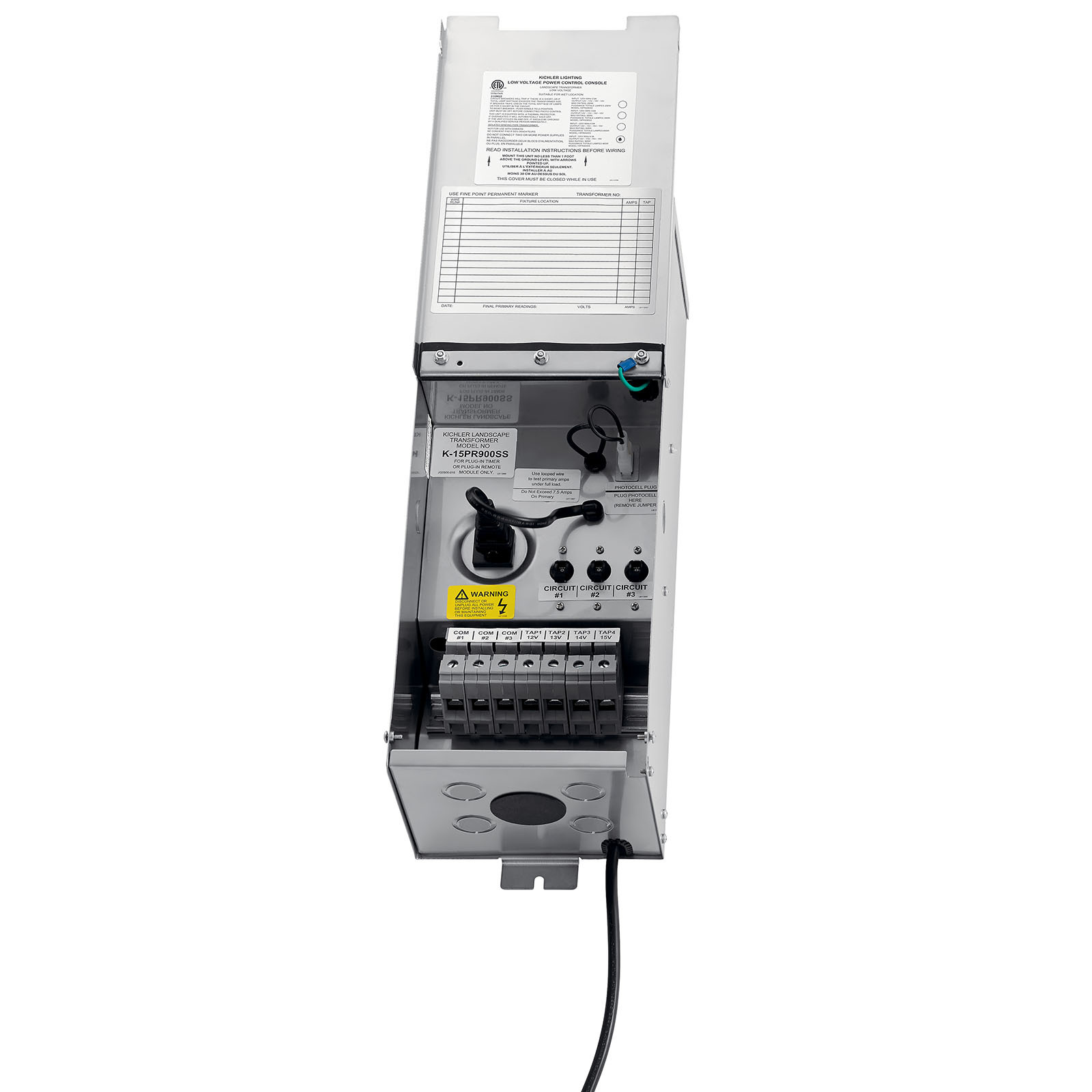 PROFESSIONAL SERIES - Kichlerfts Professional Series provides the best options and flexibility needed for most installations. Output voltage range will suit most jobs. Features include a commercial grade toroid core and coil submersible rating, pluggable timer and photocell outlets, plus a lifetime warranty.