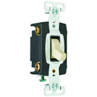 4way Toggle Switch, Back and, Side Wire, 15amp 120/277volt, Ivory