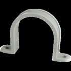 Plastic Two-Hole Strap, Fits 2" PVC Conduit, Gray