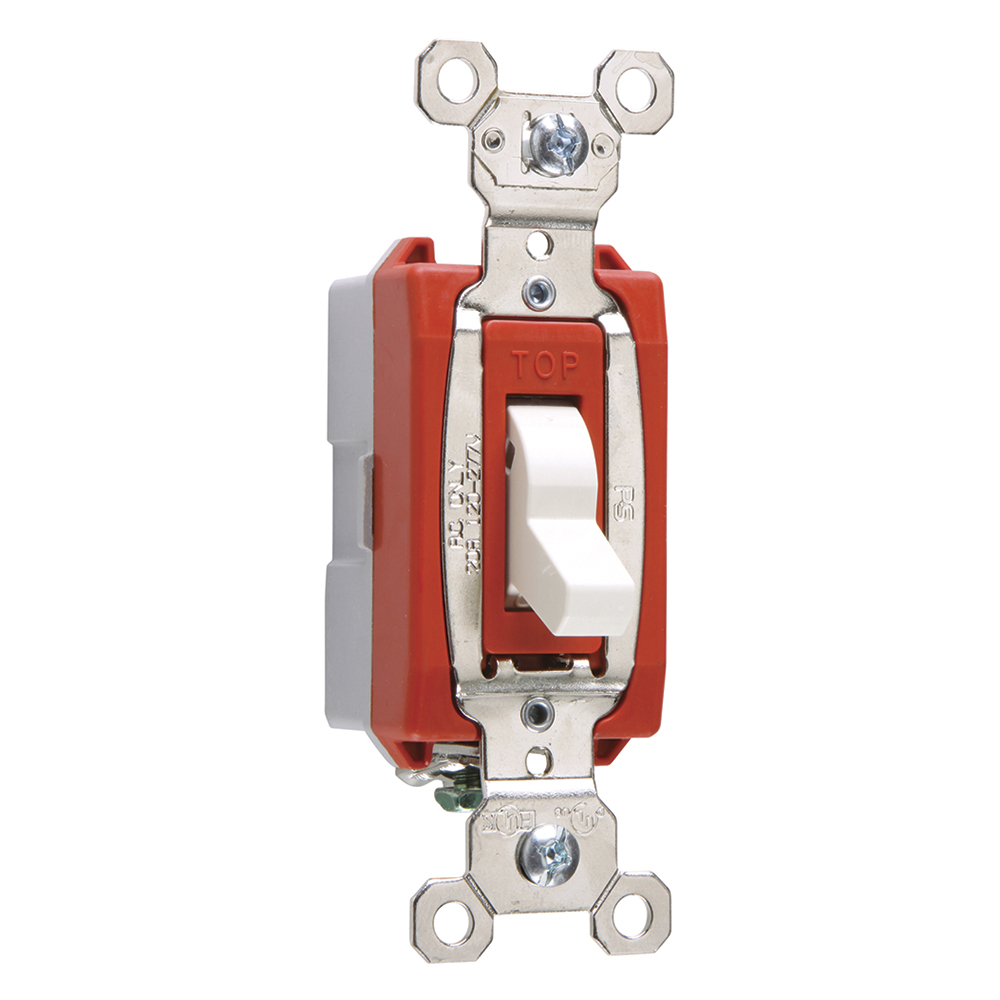 PS20AC1WSL Industrial Extra Heavy Duty Switch, White